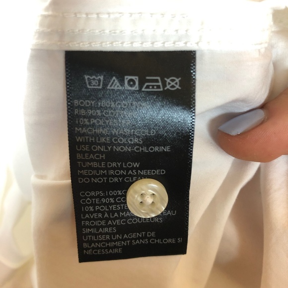 cpo provisions | white oxford shirt polo collar - Picture 5 of 6